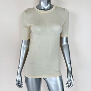 Gabriela Hearst women cashmere/silk beige top size S Retail 580$